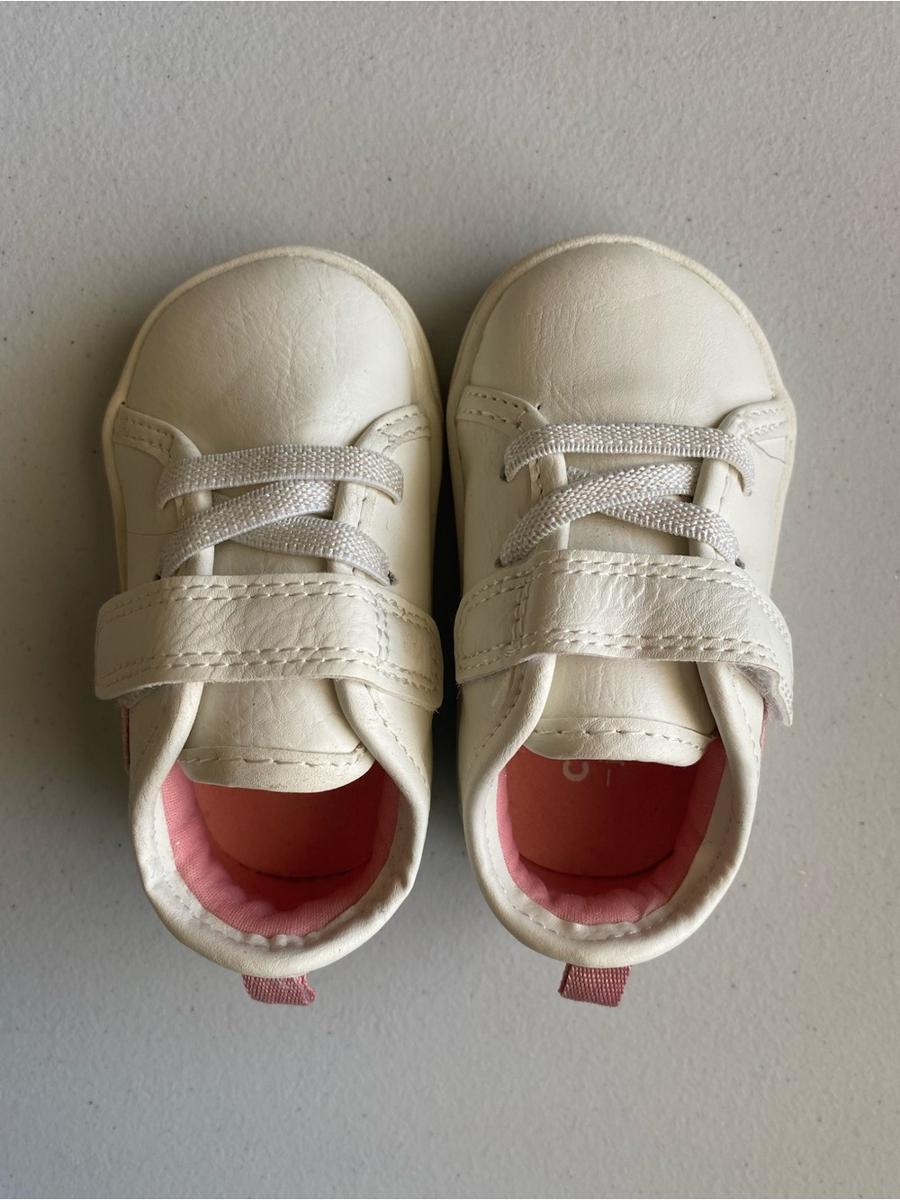 Carter’s Just One You Toddler Girls First Walker Sneakers White Pink - Size 3